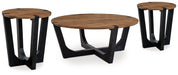 Hanneforth Occasional Table Set - Home Furniture And More (Brentwood, MD)